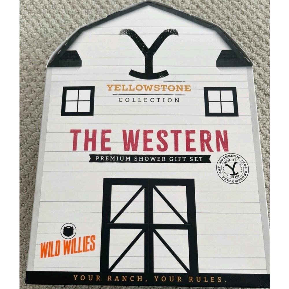 Wild Willies Yellowstone Collection The Western Premium Shower Gift Set *NEW*